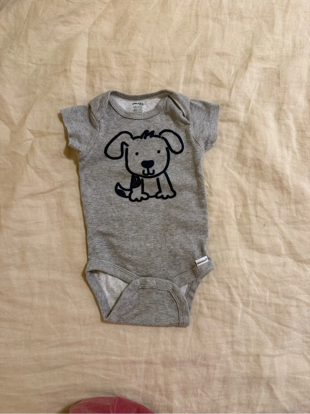 Baby Boys' Gray & Blue Short-Sleeve One-Piece Bodysuits (3 Pack)